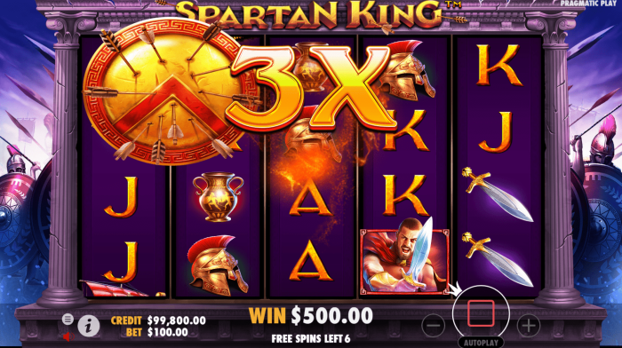 Spartan King Game Slot Pilihan Pemain Profesional